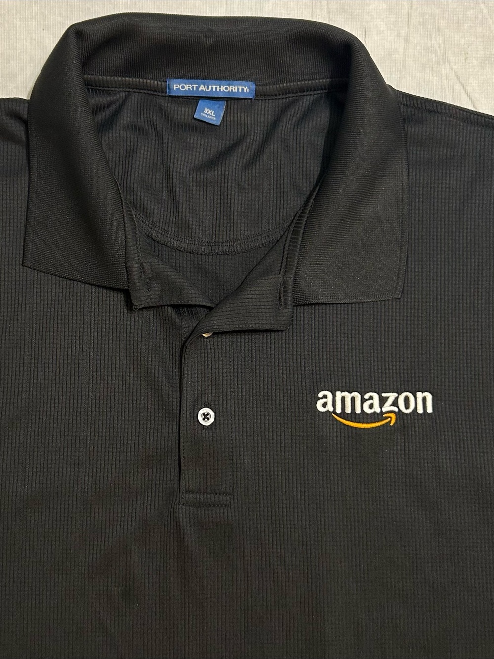 Amazon Black Polo Delivery Employee Uniform Mens 3XL